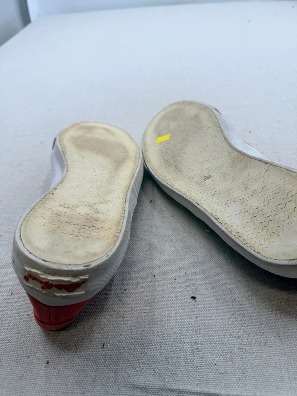 Tommy Bahama Red Canvas Low-Top Sneaker with White Laces